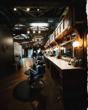 Barber chair and workstations
