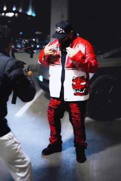 A camera filming a scene