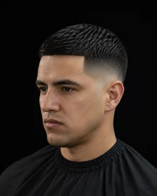 Illustrative clean fade haircut style reference