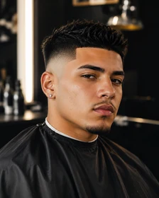 Illustrative textured fade style reference
