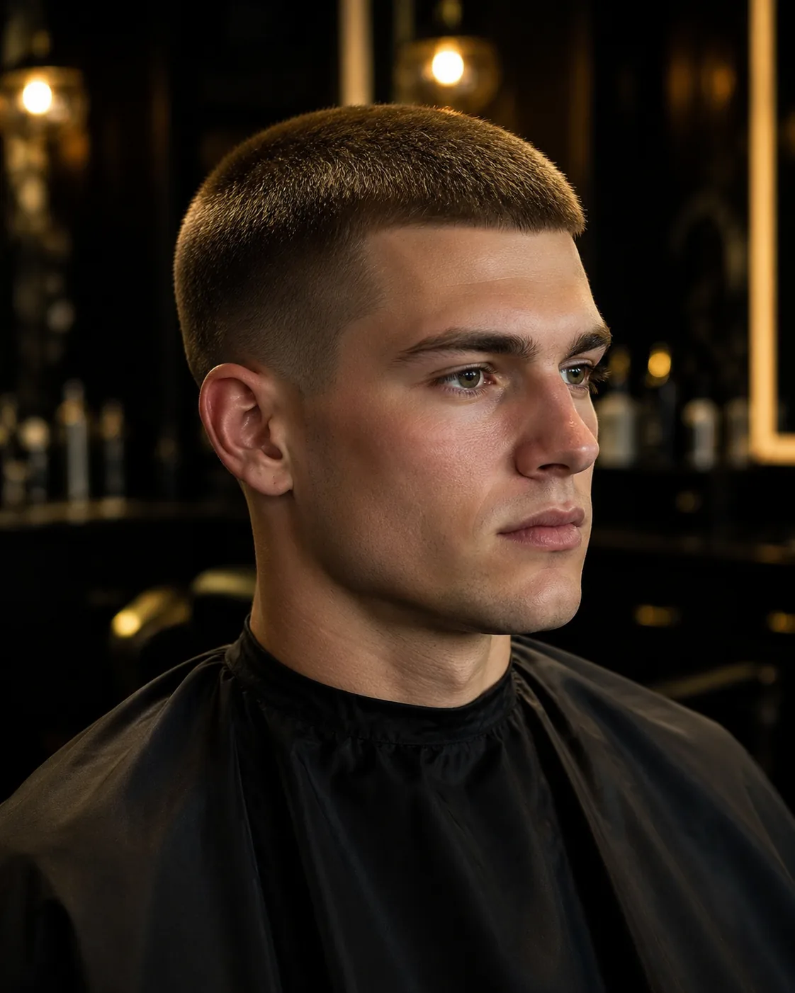 Illustrative tailored buzz cut style reference