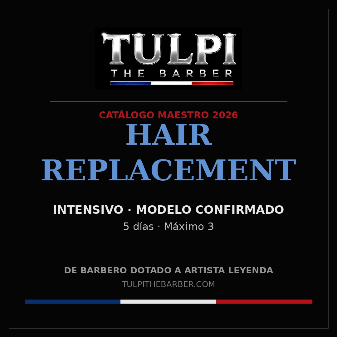 Tarjeta del programa Hair Replacement Intensivo