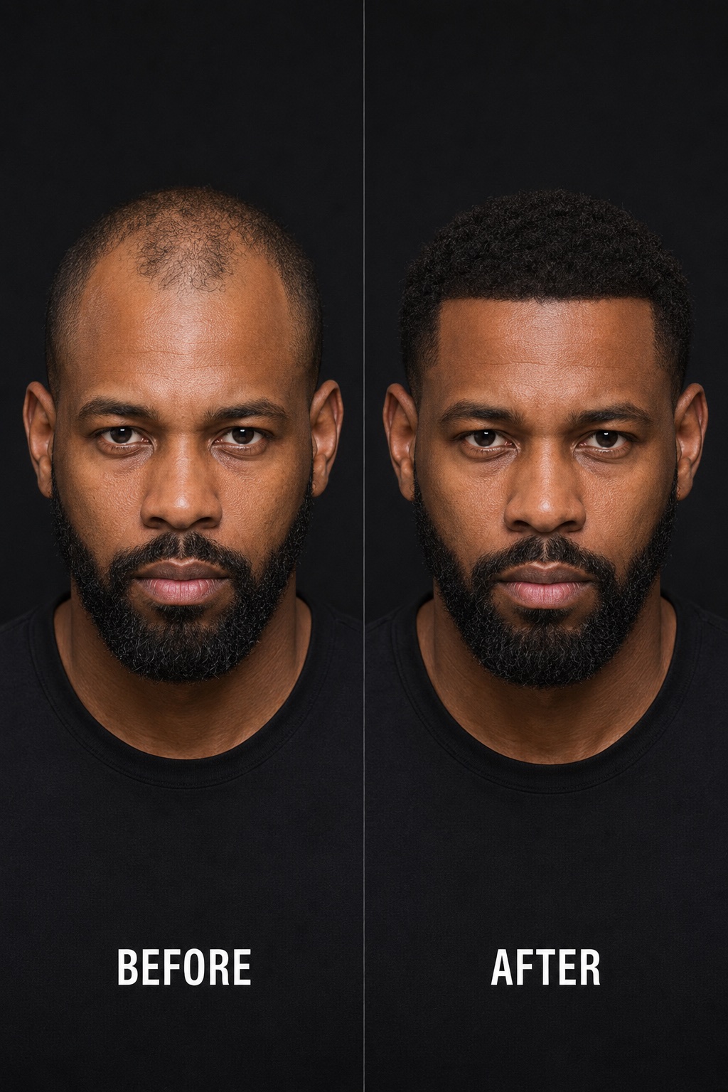 Illustrative textured hair replacement integration reference